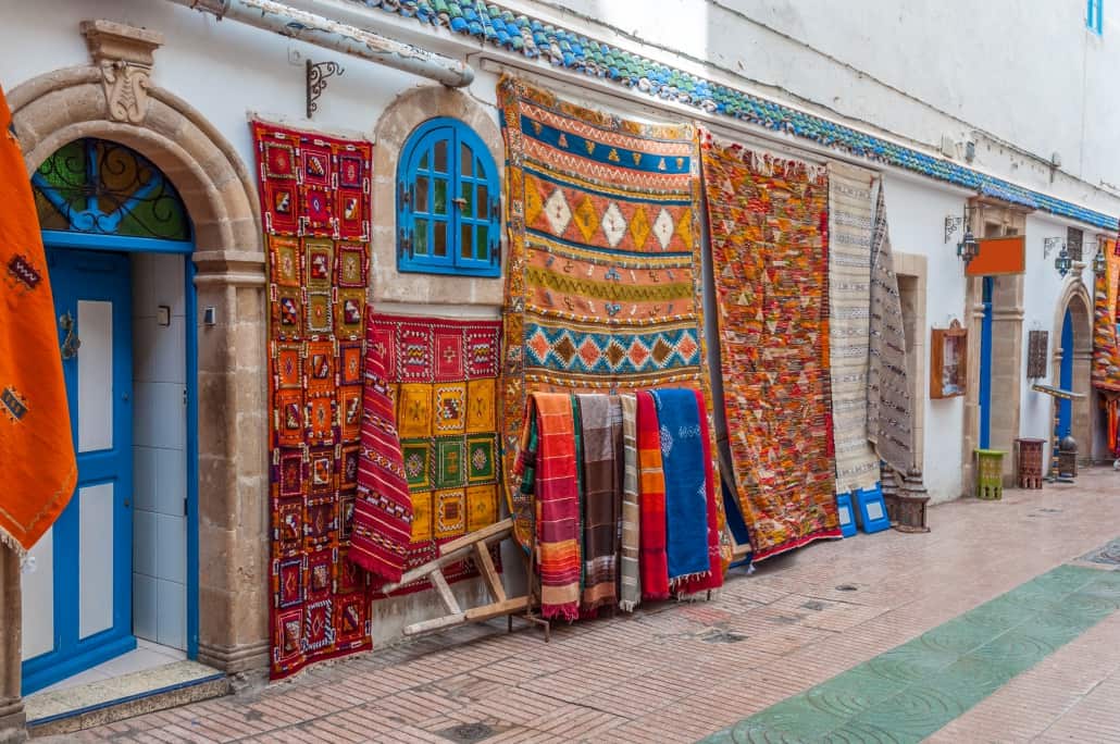 Marrakech Groepsreis Handgeweven tapijt